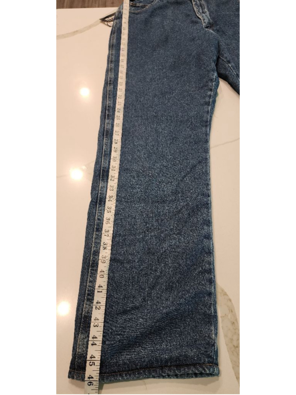 Wrangler Rugged Wear Thinsulate Insulated Jeans Mens 40x32 Blue Relaxed Fit NWT - Picture 11 of 13